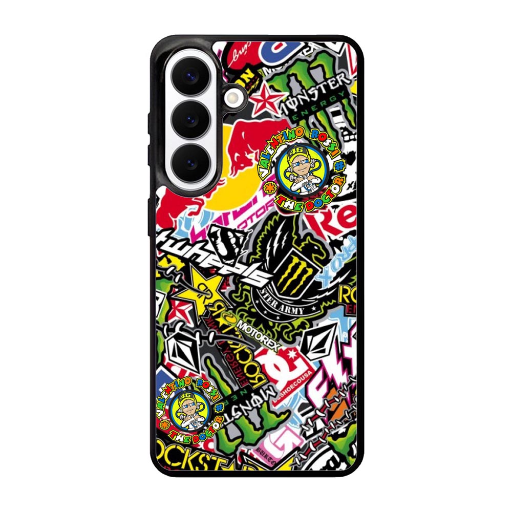 Sticker Bomb Case Samsung Galaxy S26 Plus phone case with DC1770 design