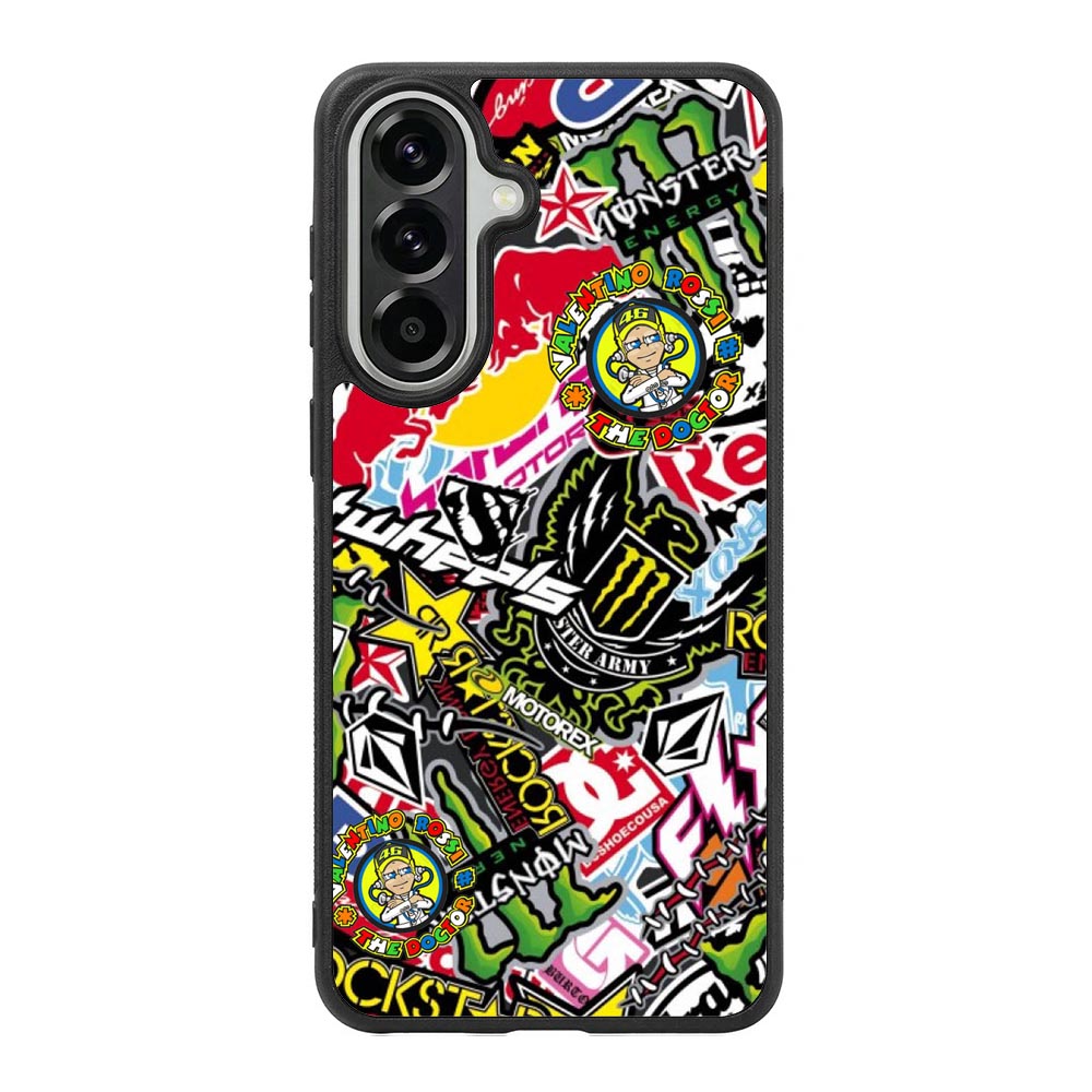 Sticker Bomb Case Samsung Galaxy A37 Case DC1770