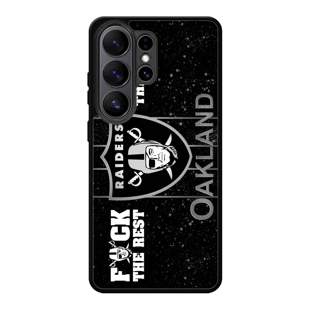 Oakland Raiders Logo Case Samsung Galaxy S26 Ultra phone case with DC1318 design
