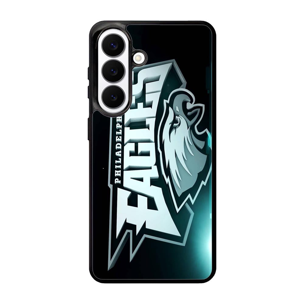 Philadelphia Eagles Logo Samsung Galaxy S26 phone case with DC1414 design