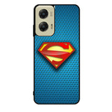 Superman Blue Carbon Logo Motorola Moto G Stylus 5G 2024 Case