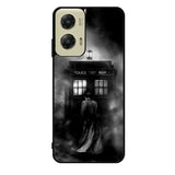 Doctor Who Tardis Police Box Black White Motorola Moto G Stylus 5G 2024 Case