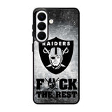 Oakland Raiders Logo Samsung Galaxy S26 phone case with DC1320 design