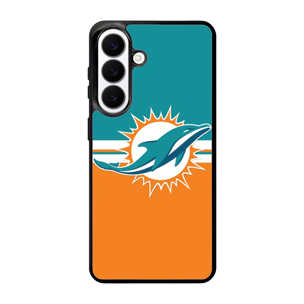 Miami Dolphins Logo Samsung Galaxy S26 Plus phone case with DC1134 design