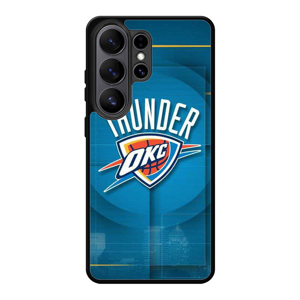 Oklahoma City Thunder Logo Samsung Galaxy S26 Ultra phone case with DC1354 design
