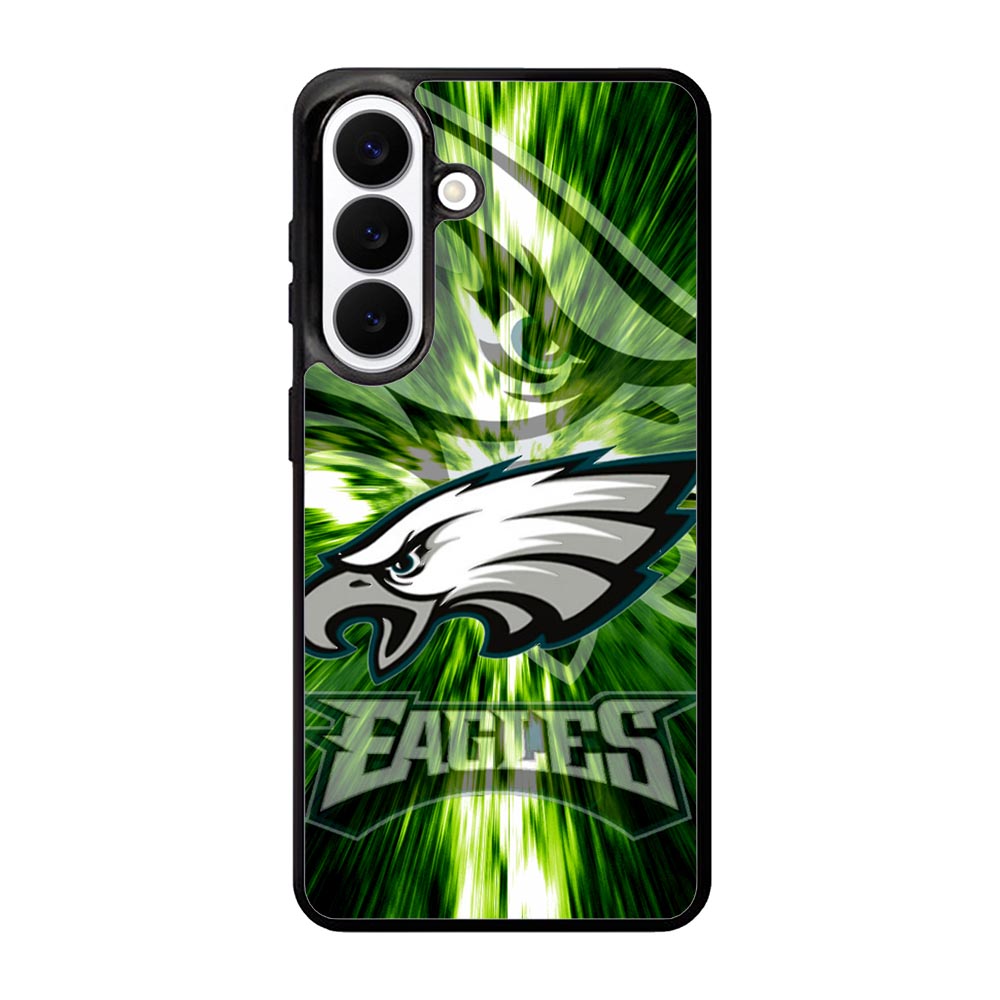 Philadelphia Eagles Green Logo Samsung Galaxy S26 Plus phone case with DC1401 design
