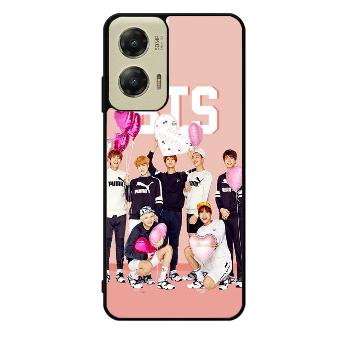 BTS Pink Motorola Moto G Stylus 5G 2024 Case