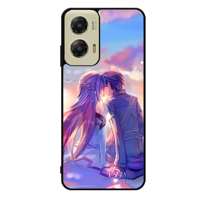 sword art online kirito and asuna Motorola Moto G Stylus 5G 2024 Case