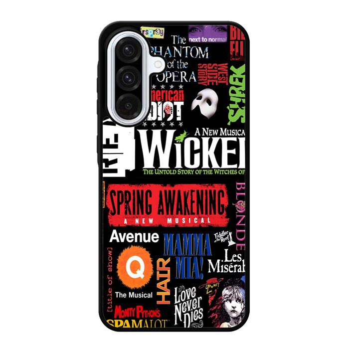 Broadway Musical Collage Case Samsung Galaxy A36 Case DC0243