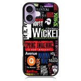 Broadway Musical Collage Case iPhone 16 Case DC0243