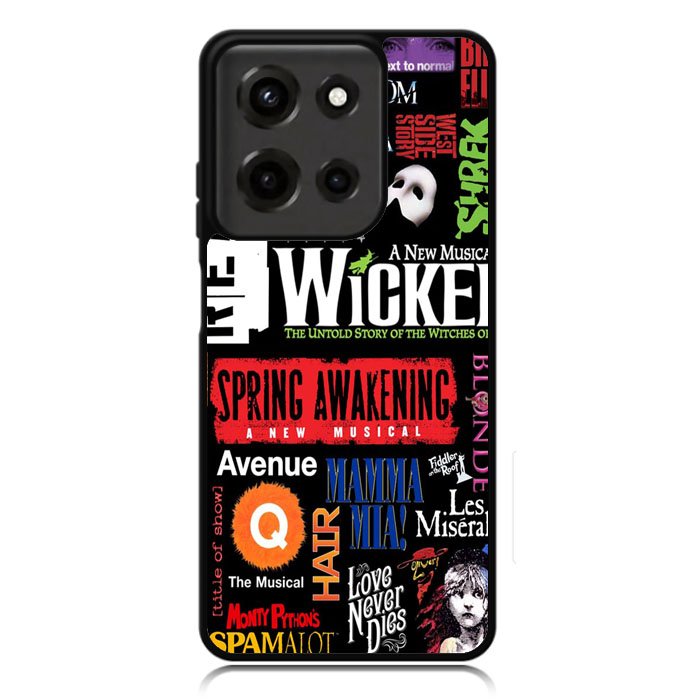 Broadway Musical Collage Case Motorola Moto G Power 5G 2025 DC0243