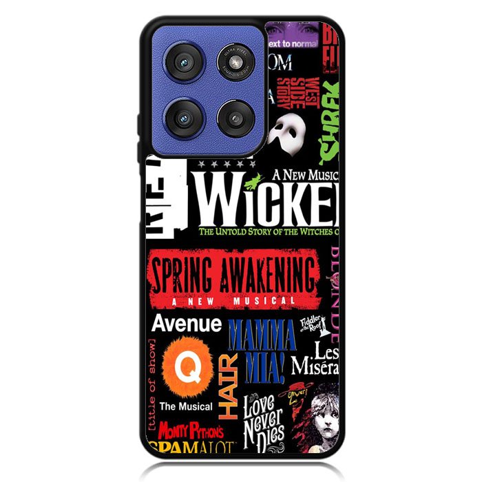 Broadway Musical Collage Case Motorola Moto G Stylus 5G 2025 DC0243