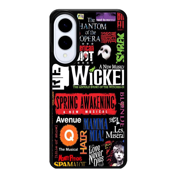 Broadway Musical Collage Case Samsung Galaxy S25 Edge DC0243