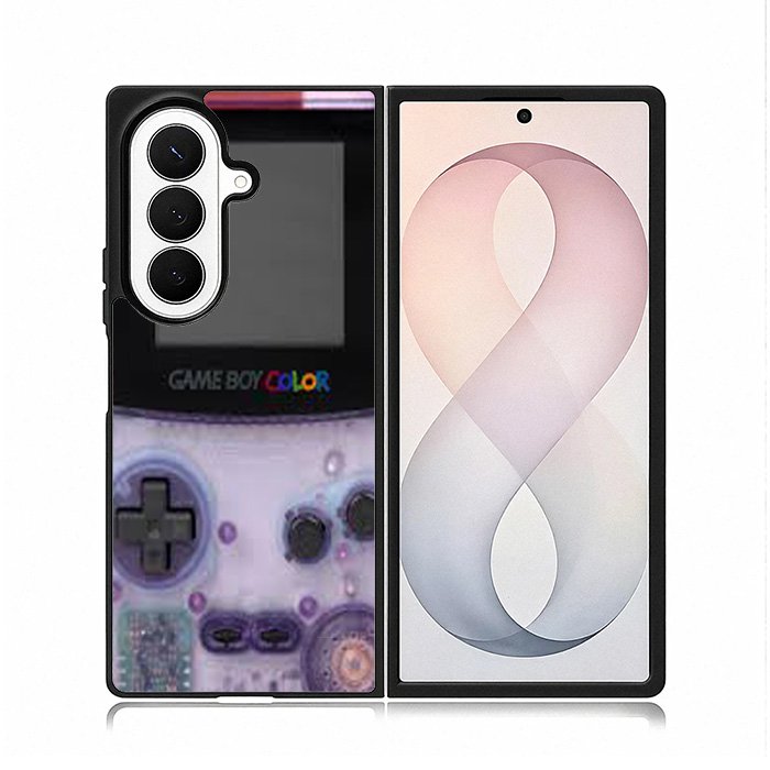 Purple Gameboy Case Samsung Galaxy Z Fold 8 Ultra Case DC1519