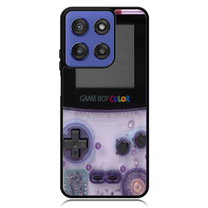 Purple Gameboy Case Motorola Moto G Stylus 5G 2025 DC1519