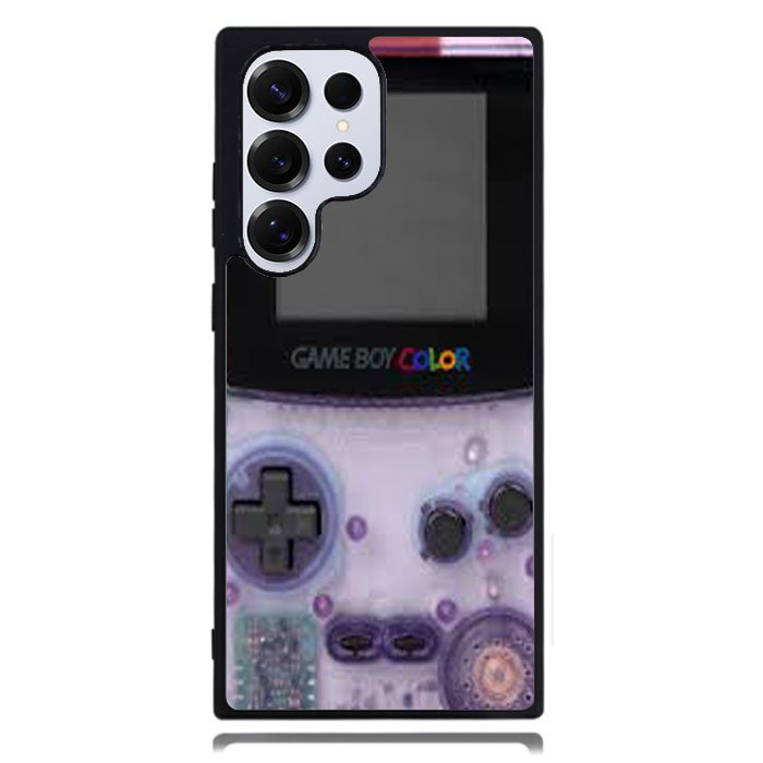 Purple Gameboy Case Samsung Galaxy S24 Ultra Case DC1519