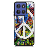 Peace Sign Graffiti Love Art Case Motorola Moto G Stylus 5G 2025 DC1388