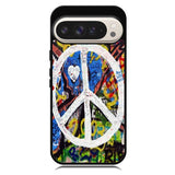 Peace Sign Graffiti Love Art Case Google Pixel 10 | Google Pixel 10 Pro Case DC1388