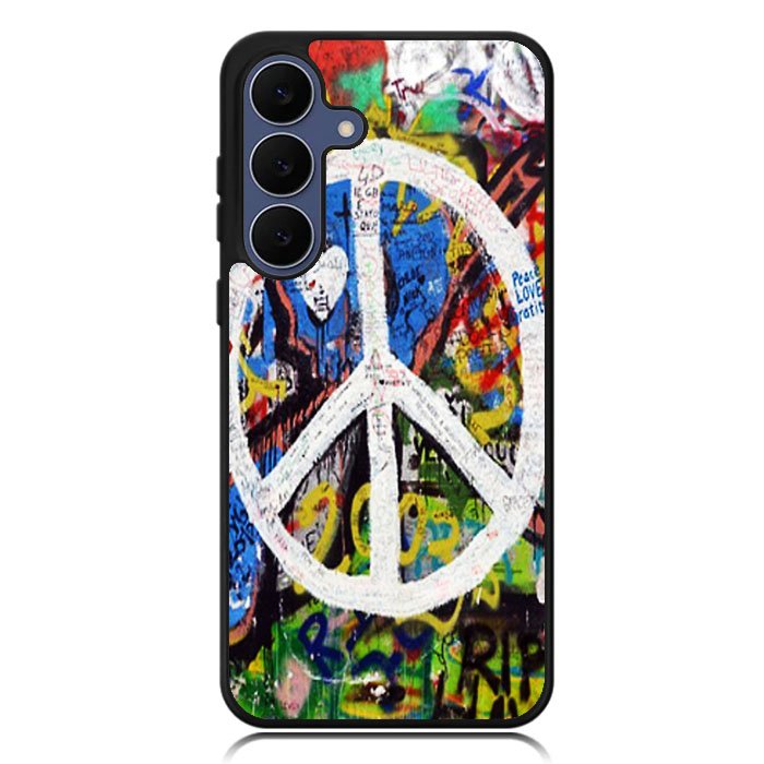 Peace Sign Graffiti Love Art Case Samsung Galaxy S23 Case DC1388