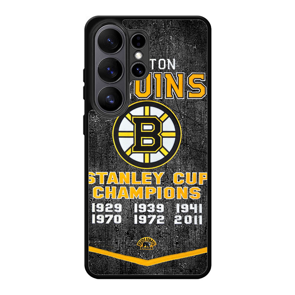 Boston Bruins Grunge Hockey2 Case Samsung Galaxy S26 Ultra phone case with DC0227 design