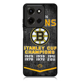 Boston Bruins Grunge Hockey2 Case Motorola Moto G Power 5G 2025 DC0227