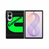 Cummins Turbo Diesel Green Case Samsung Galaxy Z Fold 8 Case DC0410