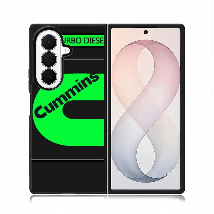 Cummins Turbo Diesel Green Case Samsung Galaxy Z Fold 8 Ultra Case DC0410