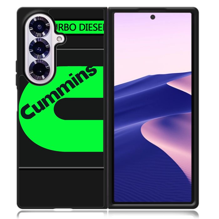 Cummins Turbo Diesel Green Case Samsung Galaxy Z Fold 7 Case DC0410