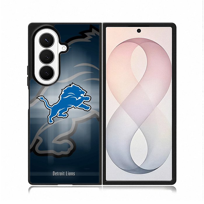 Detroit Lions Nfl Team Mascot Logo Case Samsung Galaxy Z Fold 8 Ultra Case DC0507