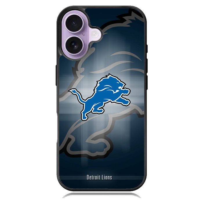 Detroit Lions Nfl Team Mascot Logo Case iPhone 16 Case DC0507
