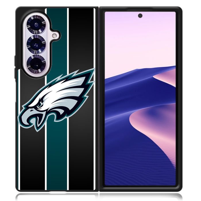 Philadelphia Eagles Nfl Sticker Case Samsung Galaxy Z Fold 7 Case DC1417