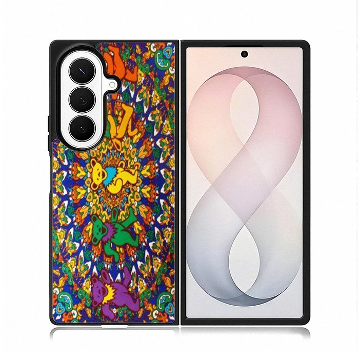 Grateful Dead And Dancing Bears Case Samsung Galaxy Z Fold 8 Ultra Case DC0719