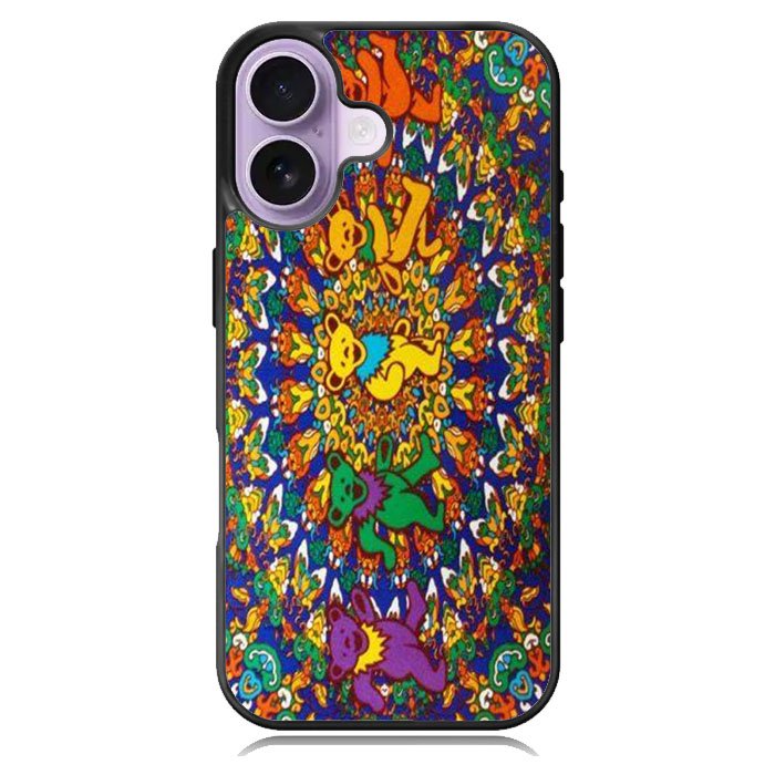 Grateful Dead And Dancing Bears Case iPhone 16 Plus Case DC0719