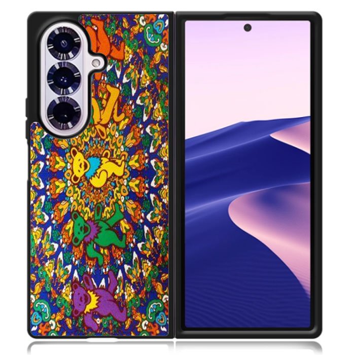 Grateful Dead And Dancing Bears Case Samsung Galaxy Z Fold 7 Case DC0719