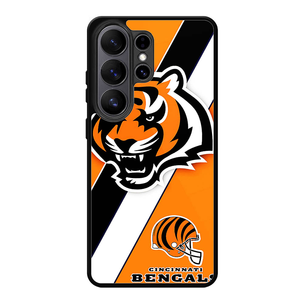 Cincinnati Bengals Orange Case Samsung Galaxy S26 Ultra Case DC0352