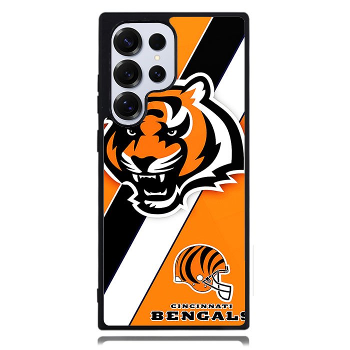 Cincinnati Bengals Orange Case Samsung Galaxy S25 Ultra Case DC0352