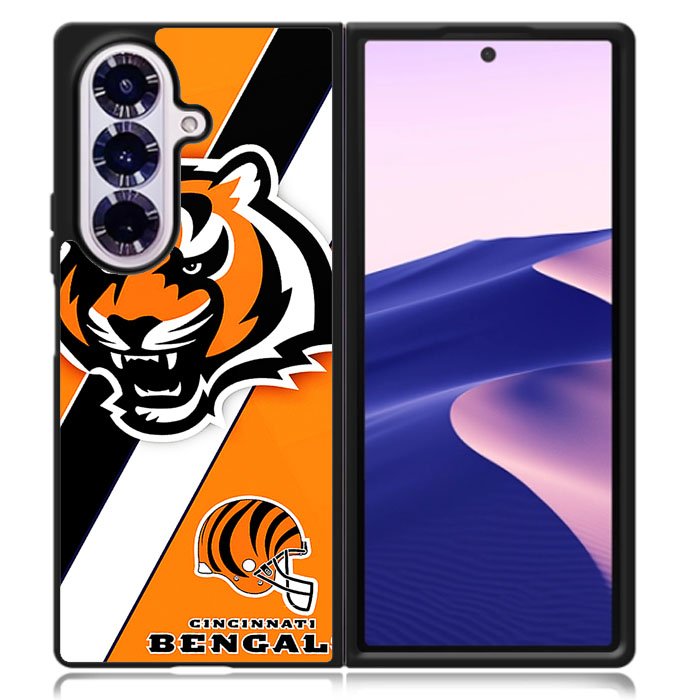 Cincinnati Bengals Orange Case Samsung Galaxy Z Fold 7 Case DC0352