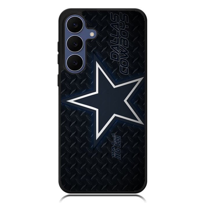Metal Nfl Dallas Cowboys Nfl Team Logo Case Samsung Galaxy S24 FE Case DC1127