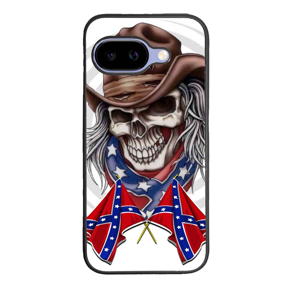 Rebel Skull Cowboy Case Google Pixel 10A Case DC1565