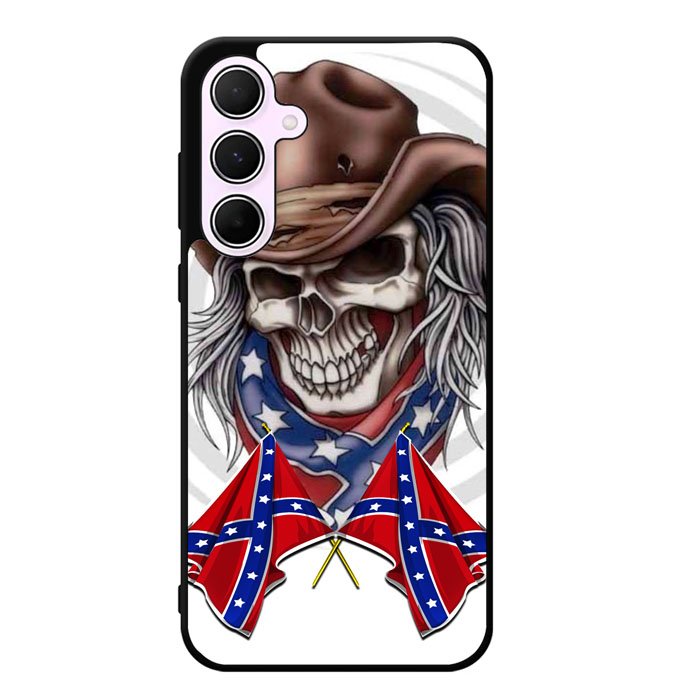 Rebel Skull Cowboy Case Samsung Galaxy A15 5G Case DC1565