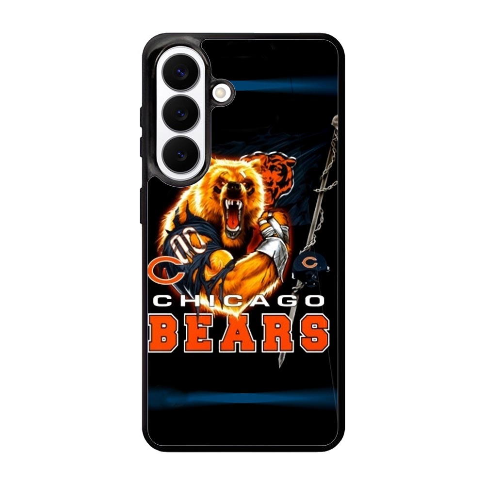 Rare Chicago Bears Nfl Team Bear Mascot Case Samsung Galaxy S26 phone case with DC1548 design