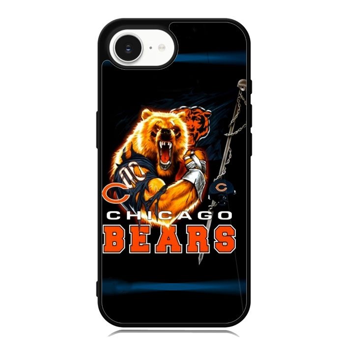 Rare Chicago Bears Nfl Team Bear Mascot Case iPhone 16e Case DC1548