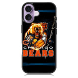 Rare Chicago Bears Nfl Team Bear Mascot Case iPhone 16 Plus Case DC1548