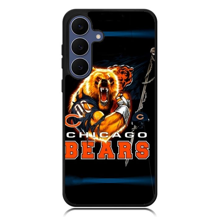 Rare Chicago Bears Nfl Team Bear Mascot Case Samsung Galaxy S23 Plus , Samsung Galaxy S23+ Case DC1548