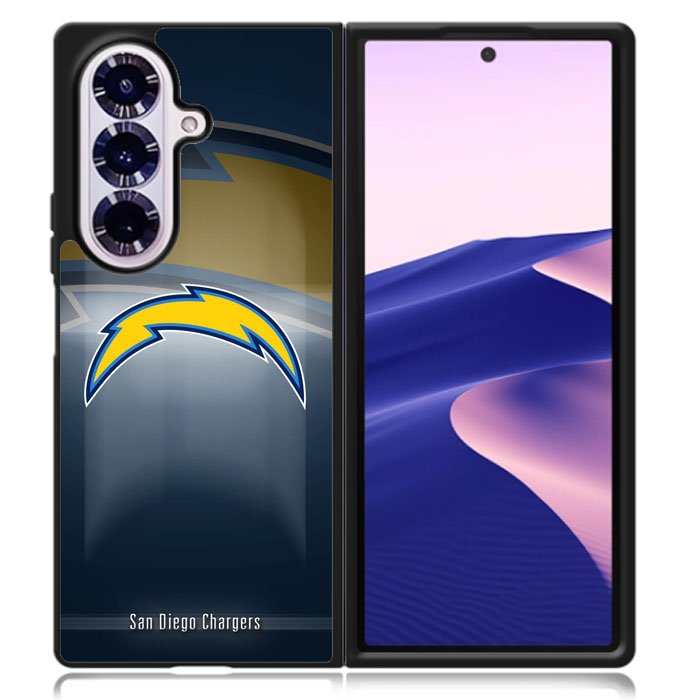 San Diego Chargers Case Samsung Galaxy Z Fold 7 Case DC1605