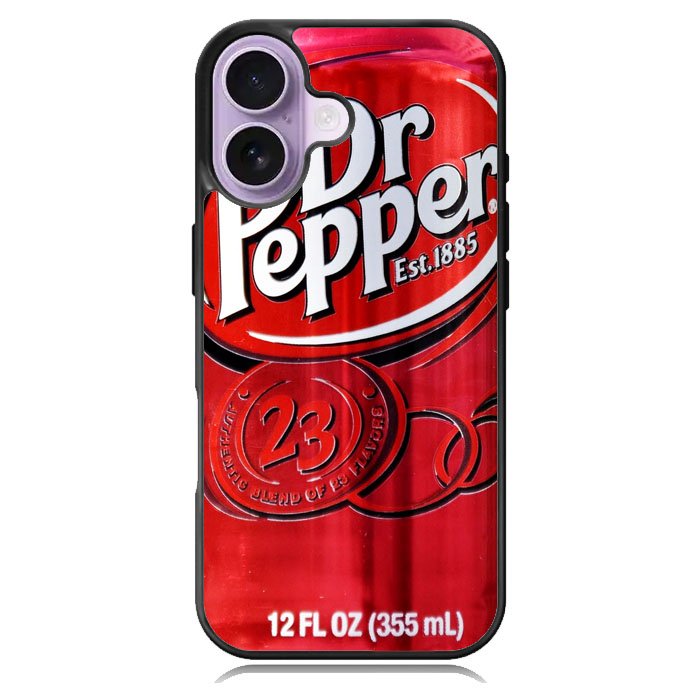 Dr Pepper Canned Can Drink Cola Soda Beverage Case iPhone 16 Case DC0547