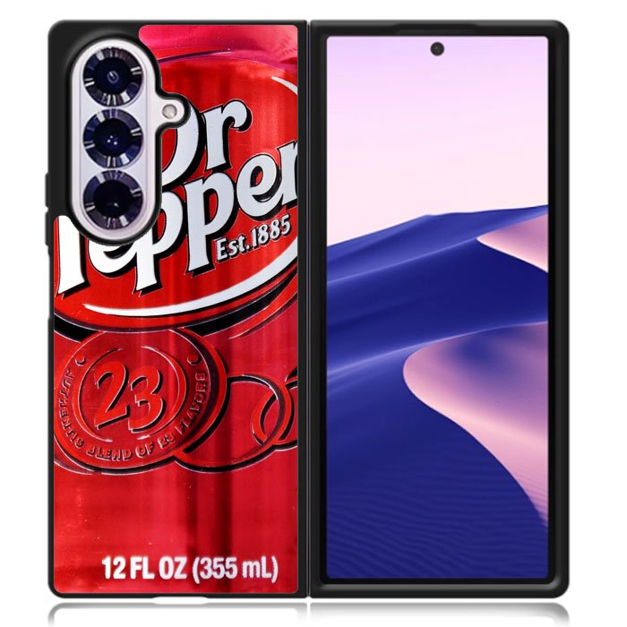 Dr Pepper Canned Can Drink Cola Soda Beverage Case Samsung Galaxy Z Fold 7 Case DC0547