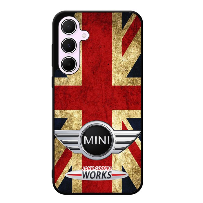 Mini Cooper Flag Jack Case Samsung Galaxy A35 5G Case DC1176