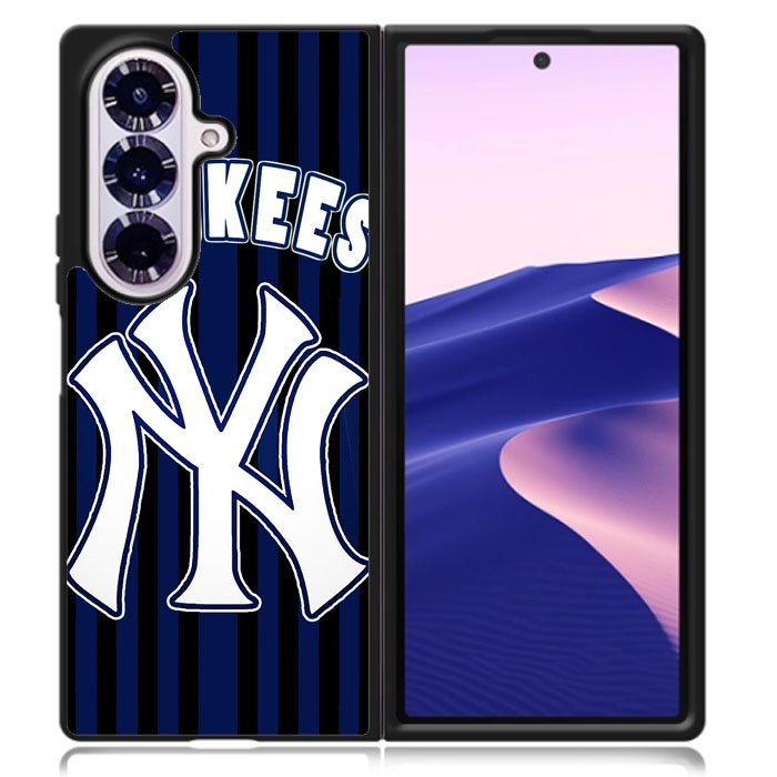 Mlb New York Yankees Team Logo Ny Yankees Case Samsung Galaxy Z Fold 7 Case DC1198