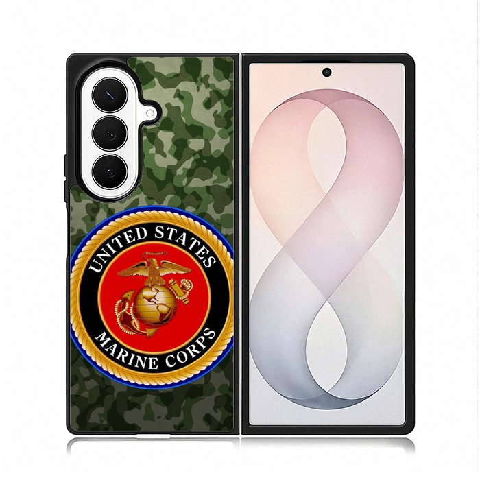 Us Marine Corps Usmc Case Samsung Galaxy Z Fold 8 Ultra Case DC1935